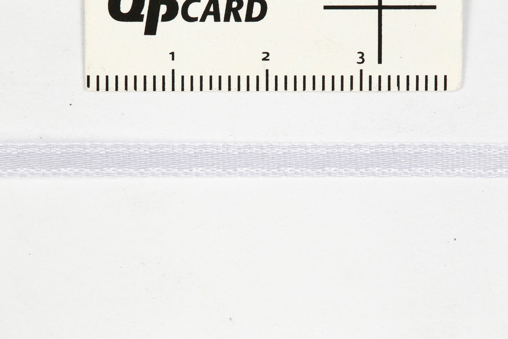 Satinbånd 3mm  15m hvid