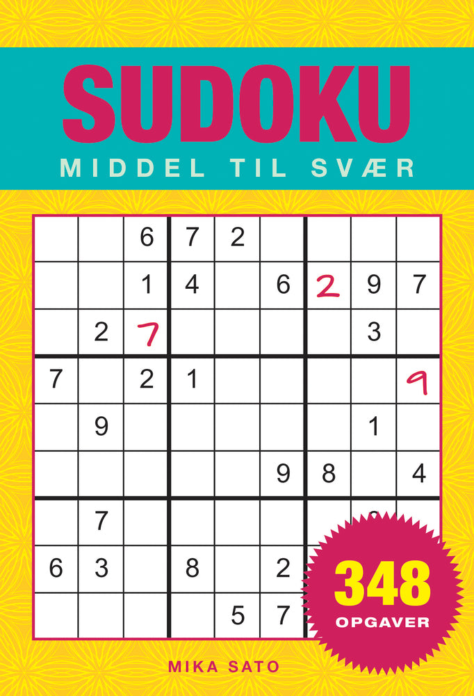 SUDOKU – MIDDEL TIL SVÆR