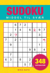 SUDOKU – MIDDEL TIL SVÆR