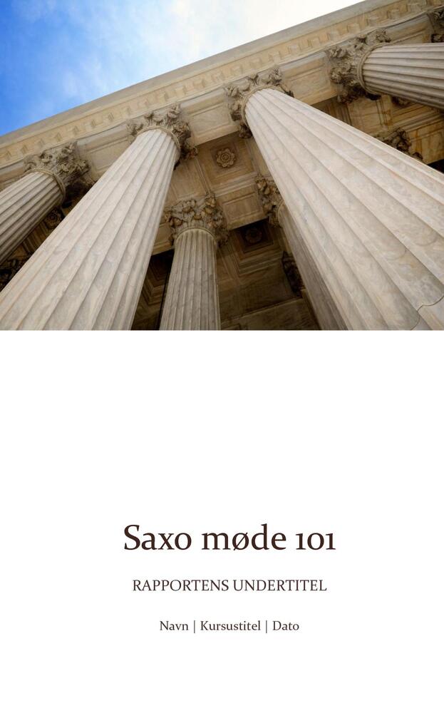 Saxo møde 101