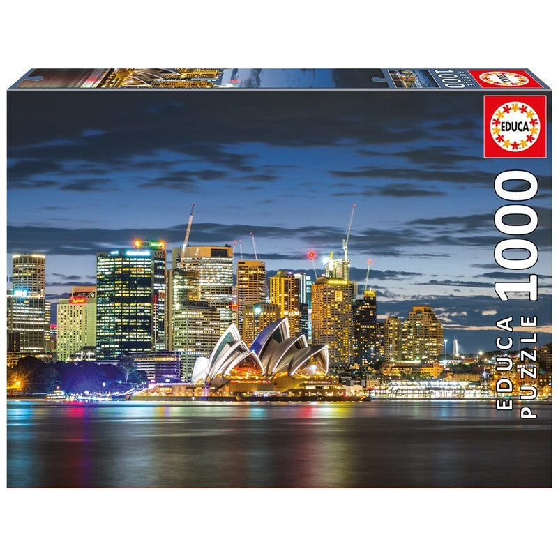 PUSLESPIL SYDNEY CITY TWILIGHT 1000 BRIKKER