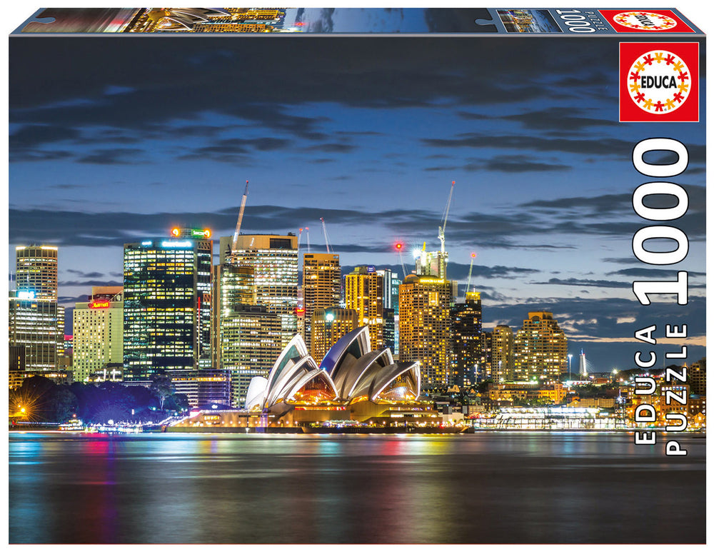 PUSLESPIL SYDNEY CITY TWILIGHT 1000 BRIKKER