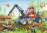 Puslespil diggers at work 2x24 brikker