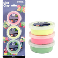 SILK CLAY NEON FARVER 3X14G