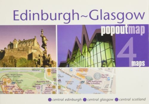 Edinburgh Glasgow Popout Map