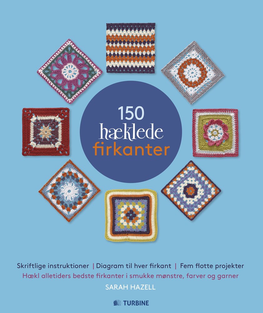 150 hæklede firkanter