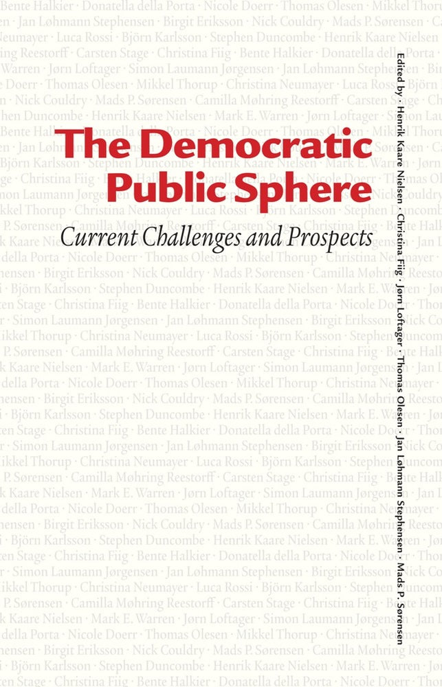The democratic public sphere