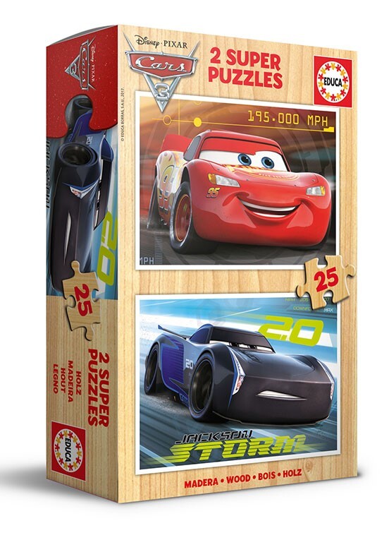 PUSLESPIL CARS 3 2X25 BRIKKER