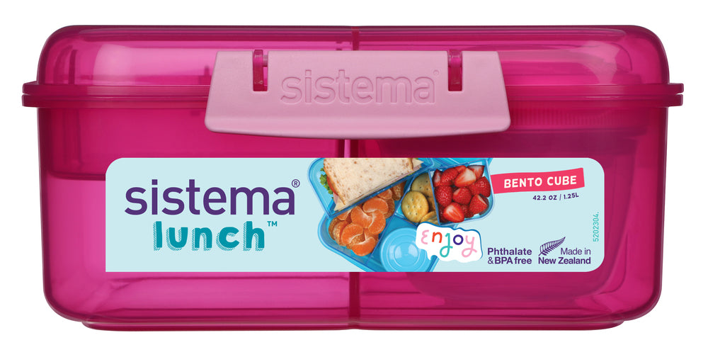 Madkasse Sistema 1,25l bento cube lunch ass