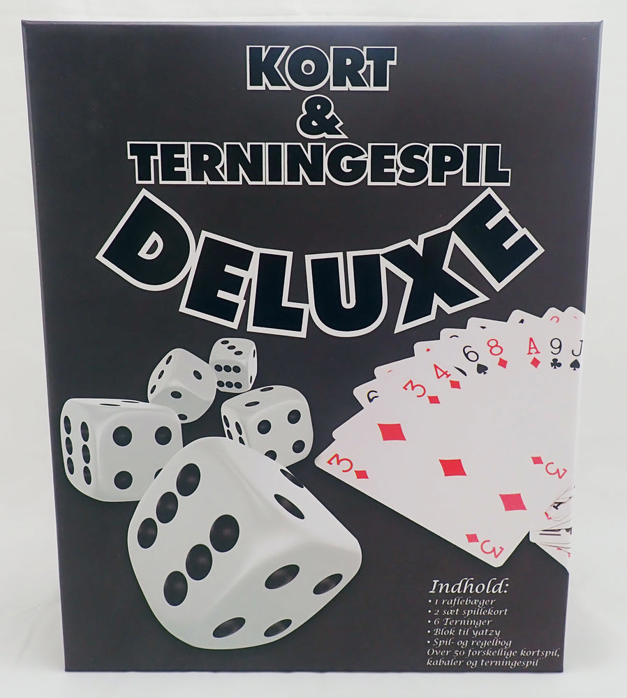 KORT OG TERNING SPIL  DELUXE
