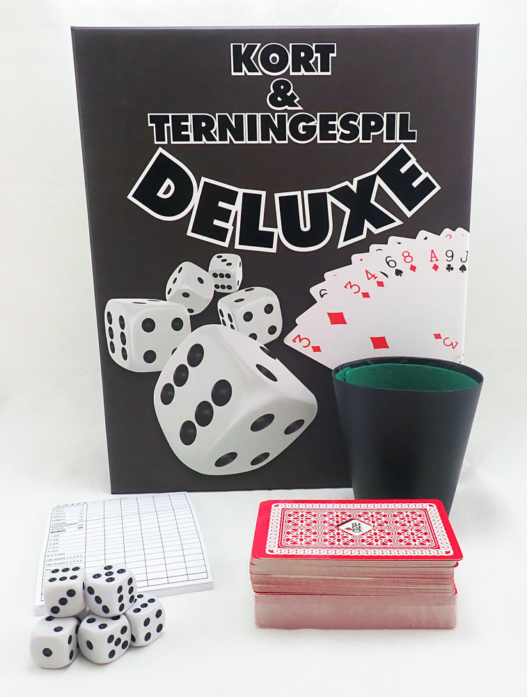 KORT OG TERNING SPIL  DELUXE