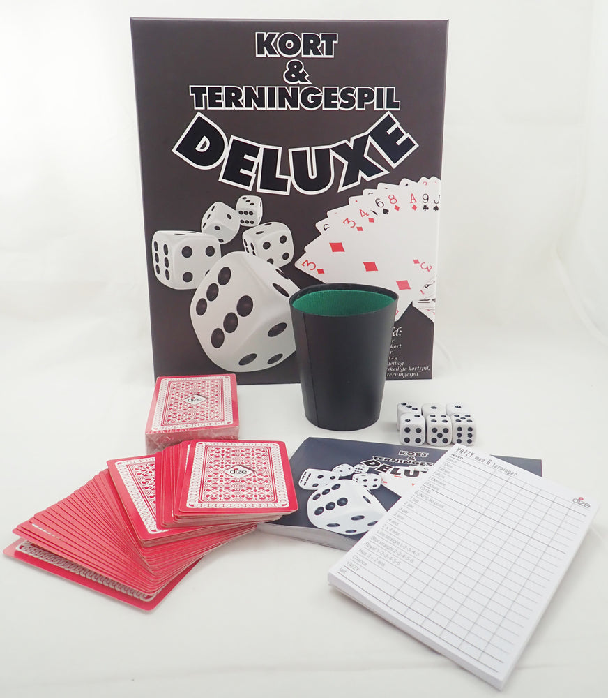 KORT OG TERNING SPIL  DELUXE