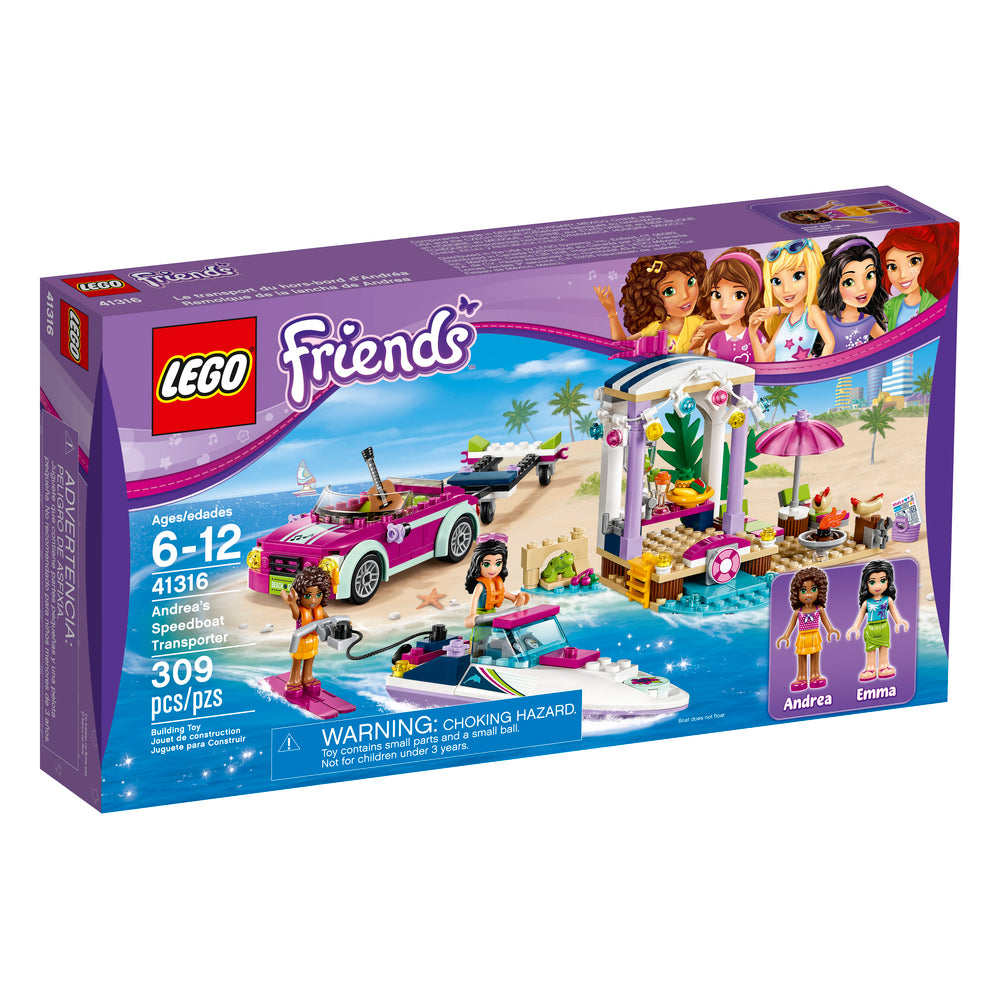 41316 LEGO FRIENDS ANDREAS SPEEDBÅDTRANSPORTER