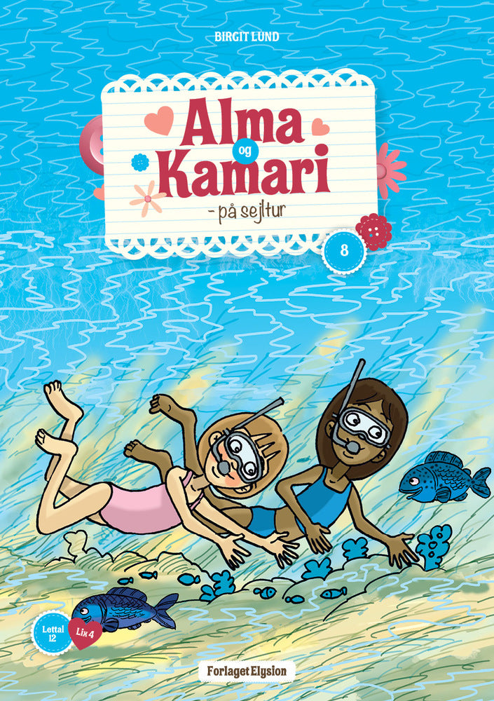 Alma og Kamari - på sejltur