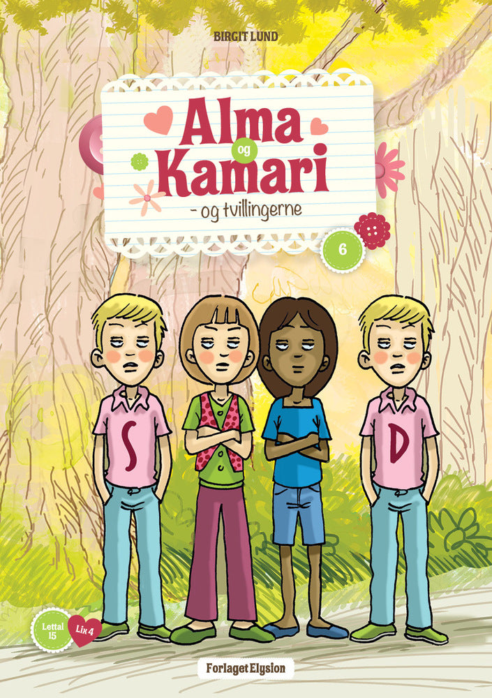 Alma og Kamari - og tvillingerne