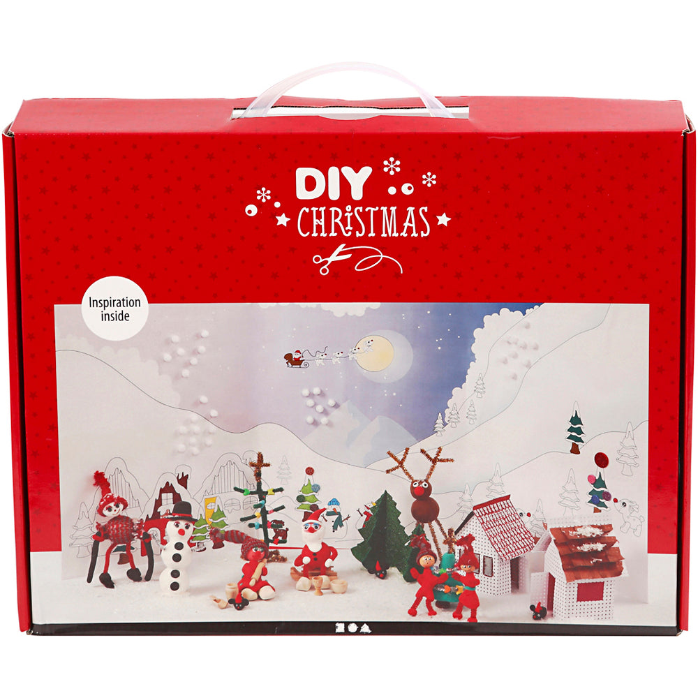 Materialesæt til julelandskab julelandskab kreativ jul