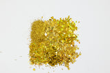Glitter og pailletter 6x5g guld