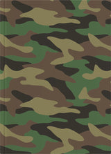Bogbind strækbart A4 camouflage i pixel