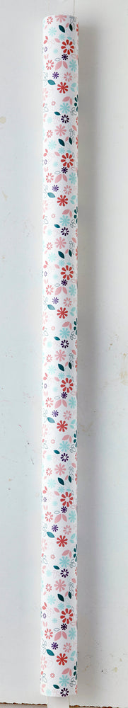 BOGBIND/GAVEPAPIR 70CMX2M BLOMSTER