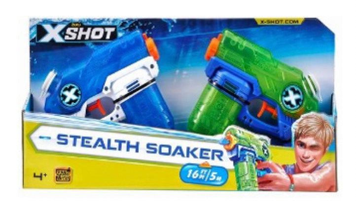 STEALTH SOAKER X-SHOT  VANDPISTOL 2-PAK