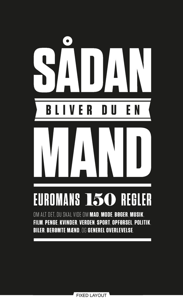 Sådan bliver du en mand