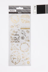 STICKERS GULD FUGLE 1ARK 17STK