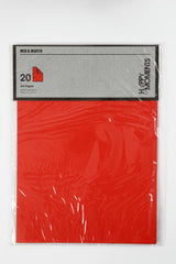PAPIR RØD/VINRØD A4 100G 20 ARK