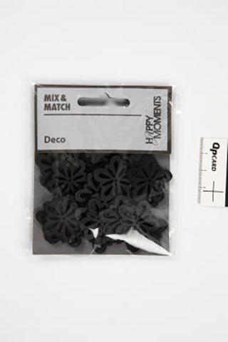 BLOMST DIA 27MM SORT 20STK