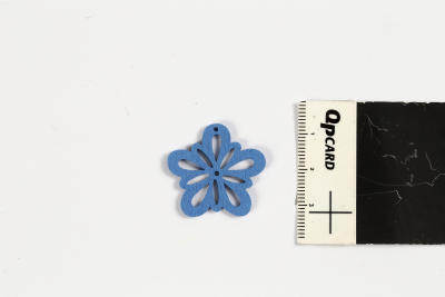 BLOMST DIA 27MM LYS BLÅ 20STK