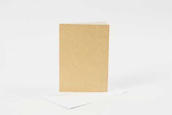 KORT OG KUVERTER GULD GLITTER 4SÆT