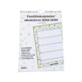 SKOLEFAMILIEKALENDER 2018/19 A4 SMILEY