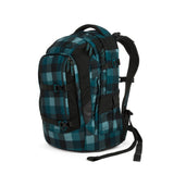 SKOLETASKE SATCH PACK BLUE BYTES