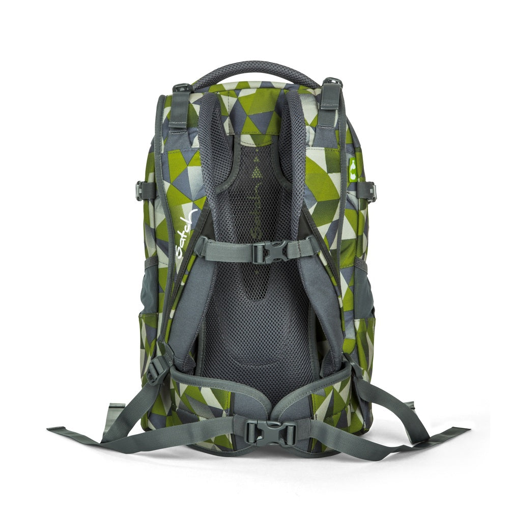 SKOLETASKE SATCH PACK GREEN CRUSH