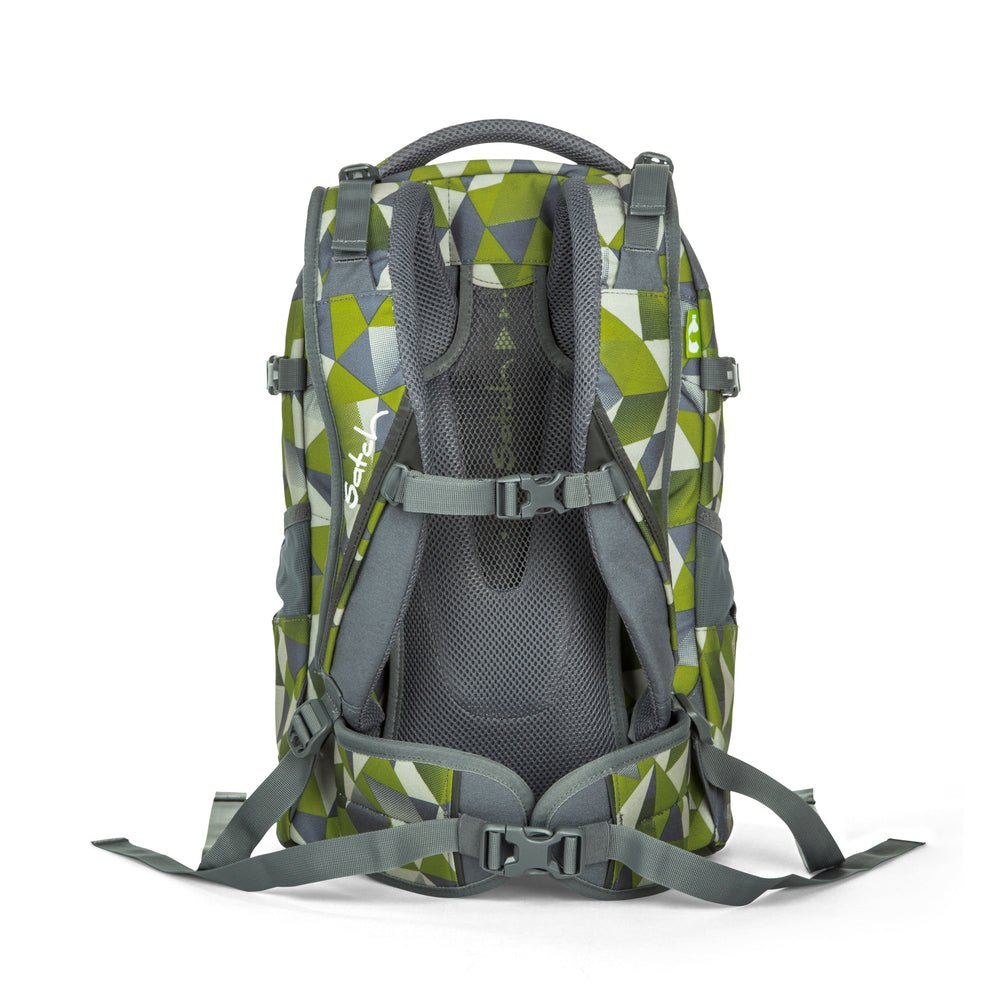 SKOLETASKE SATCH PACK GREEN CRUSH
