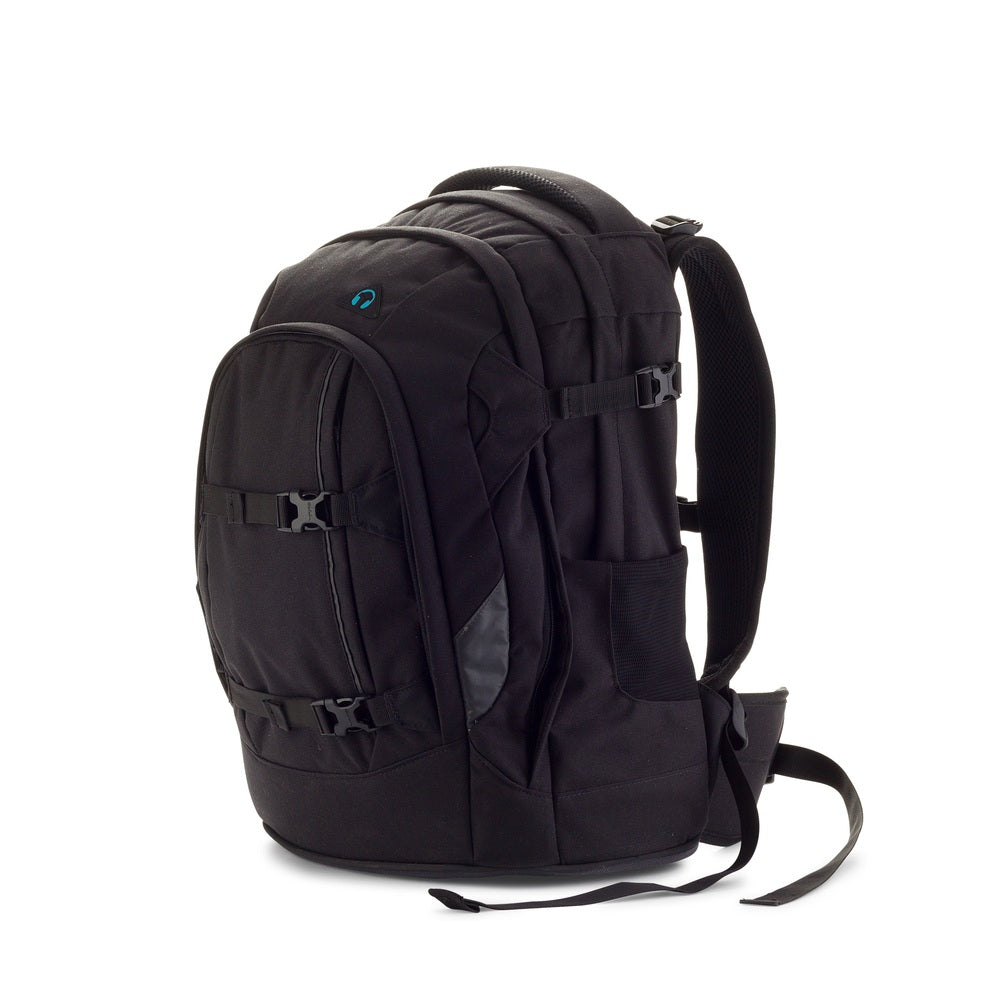 Skoletaske Satch pack black bounce