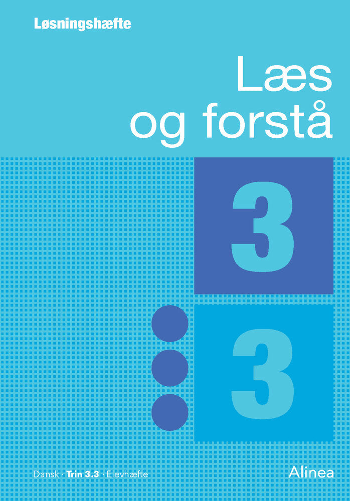 Læs og forstå 3.3, Løsningshæfte