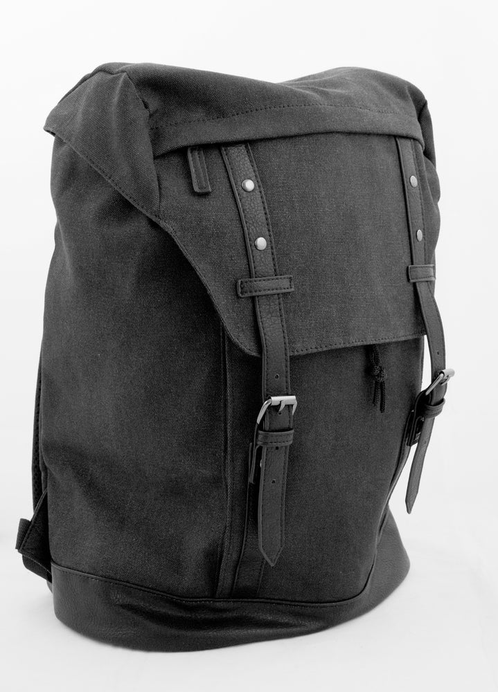 Rygsæk Real Republic m/pc sort canvas