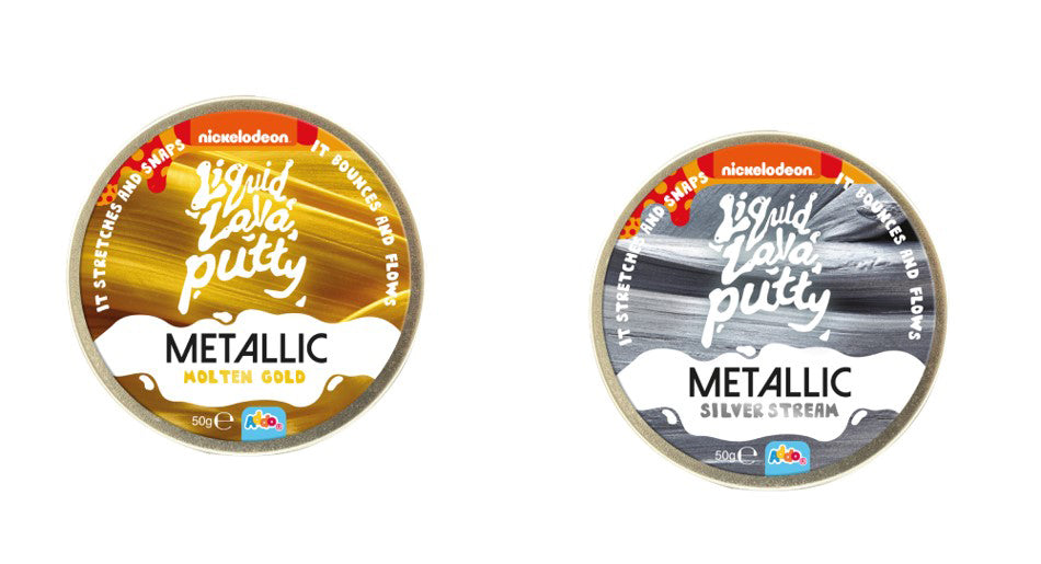 LIQUID LAVA PUTTY METALLIC GULD/SØLV