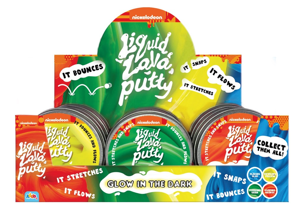 Liquid lava putty lys i mørke
