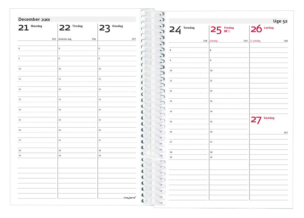 STUDIEKALENDER MAY. 18/19 A6 2I1 UGE HØJF.
