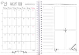 UGEKALENDER MAY. 18/19 A5 DOODLE HØJFORMAT