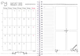 UGEKALENDER MAY. 18/19 A5 DOODLE HØJFORMAT