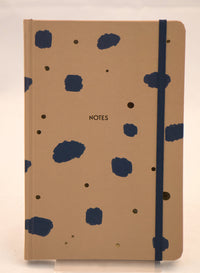 NOTESBOG BRUN A5 LINJERET