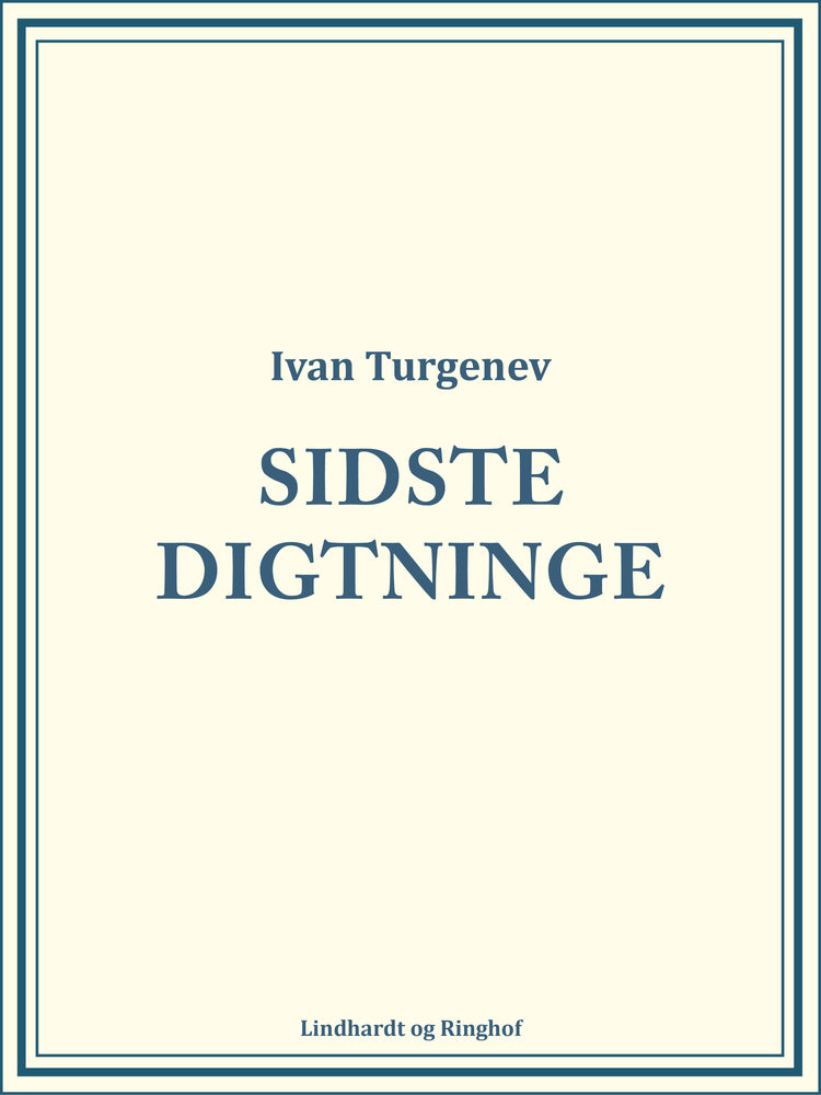 Sidste Digtninge