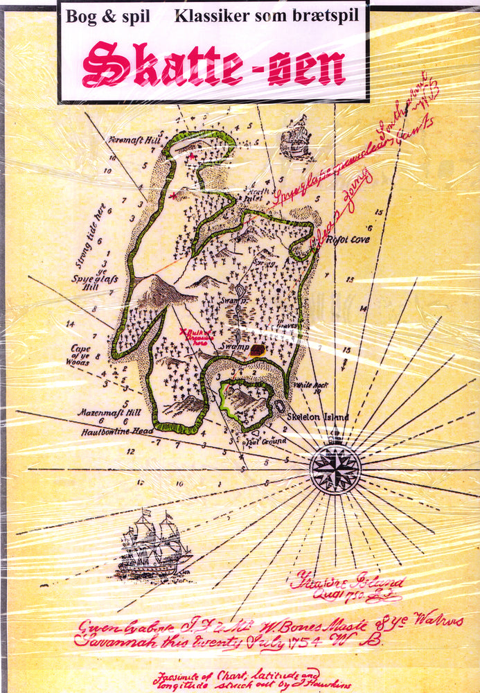 TREASURE ISLAND (spil + bog)