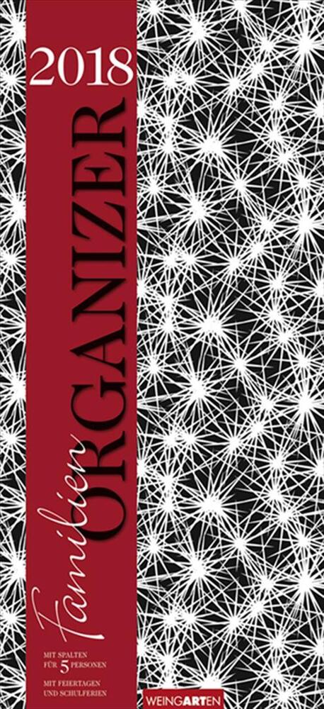 Familien Organizer Black & White Kalender 2018