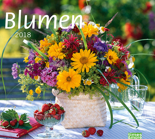 Bildkalender Blumen 2018