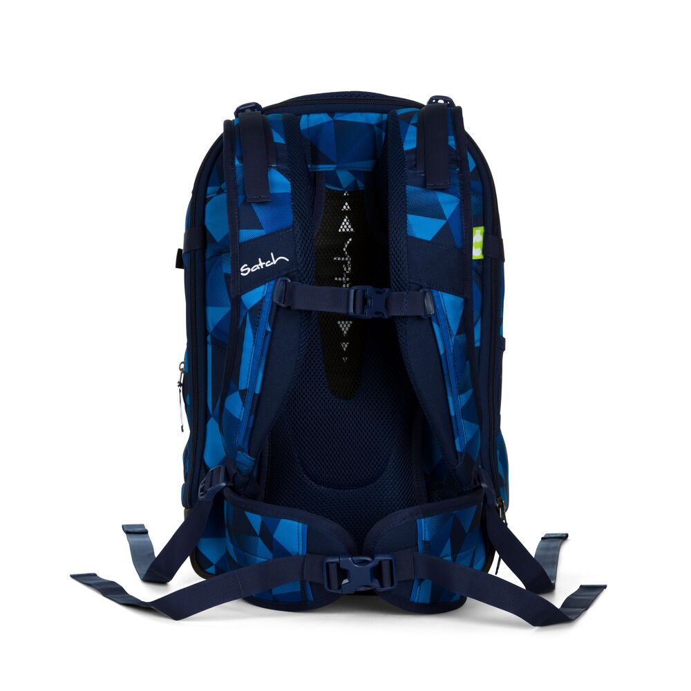 Skoletaske Satch match blue crush