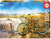 Puslespil bike in the dunes 1000 brikker