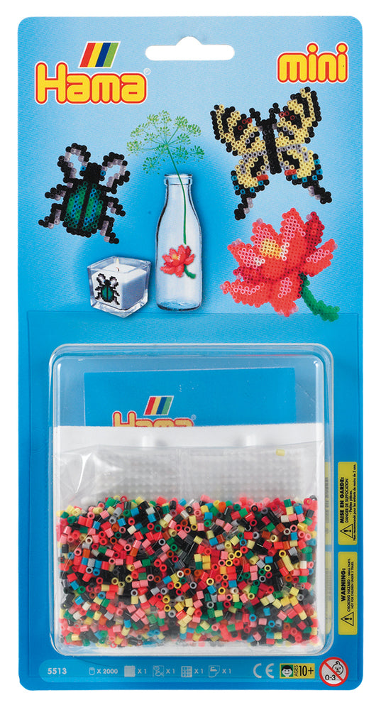 Hama mini blisterpak blomst